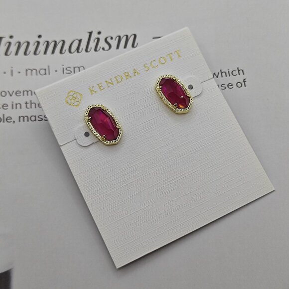 Kendra Scott gold stud earrings - Picture 1 of 3